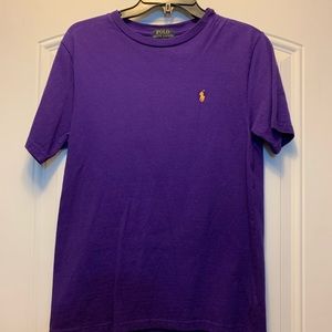 Ralph Lauren purple polo t-shirt